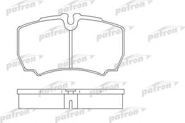 Купить PATRON PBP1405 Колодки тормозные дисковые задн PBP1405