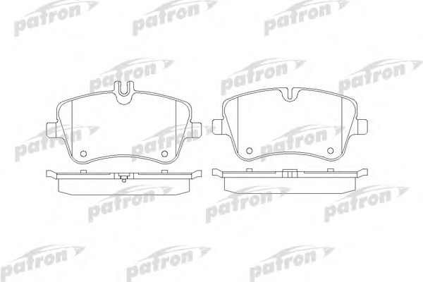 Купить PATRON PBP1428 Колодки тормозные дисковые передн PBP1428