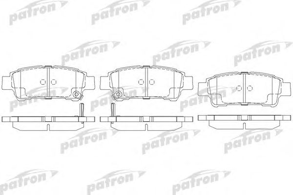 Купить PATRON PBP1530 Колодки тормозные дисковые задн PBP1530