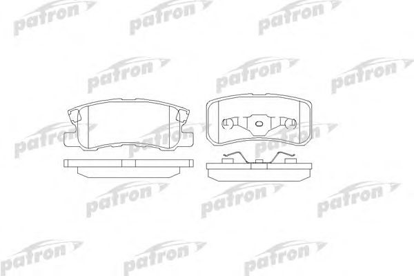 Купить PATRON PBP1604 Колодки тормозные PBP1604