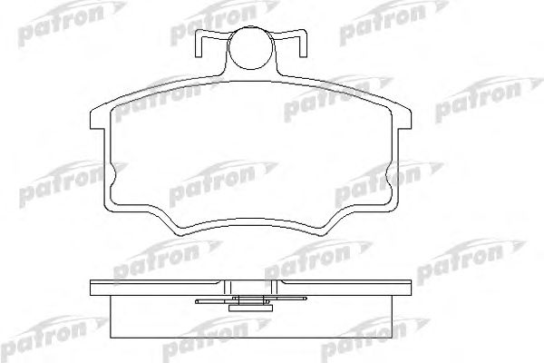 Купить PATRON PBP175 Колодки тормозные дисковые передн AUDI: 100 76-82, 100 Avant 77-83, 80 78-86, 80 86-91, COUPE 80-88