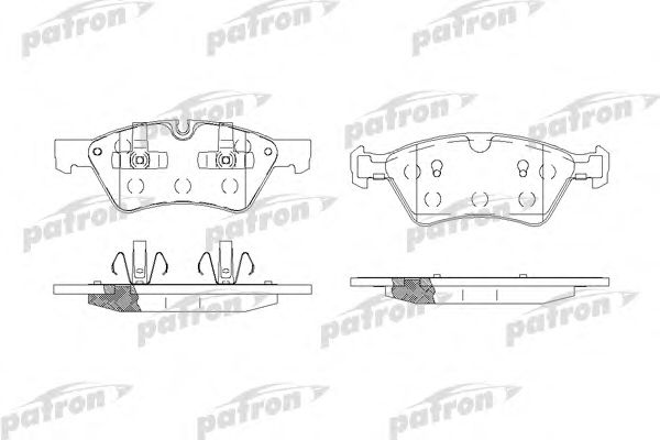 Купить PATRON PBP1830 КОЛОДКИ ПЕРЕДНИЕ 164