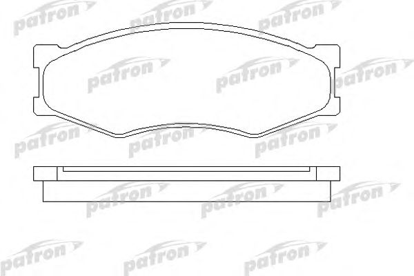Купить PATRON PBP340 Колодки тормозные дисковые передн INFINITI: M30 Convertible 90-93, M30 купе 89-93, NISSAN: 300 ZX 84-90, BLUEBIRD 85-90, BLUEBIRD 83-90, BLUEBIRD Hatchback 85-91, BLUEBIRD