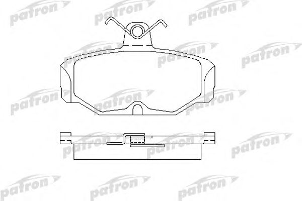 Купить PATRON PBP398 Колодки тормозные дисковые задн FORD: ESCORT VI 92-95, ESCORT VII 95-98, SCORPIO I 85-94, SCORPIO I седан 89-94, SCORPIO I универсал 91-94, SCORPIO II 94-98, SCORPIO II уни