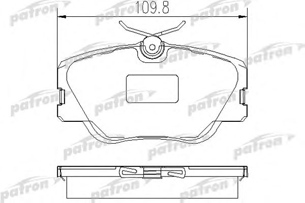 Купить PATRON PBP415 Колодки тормозные дисковые передн MERCEDES-BENZ: 190 84-93, COUPE 87-93, E-CLASS 93-95, E-CLASS кабрио 93-98, E-CLASS купе 93-97, E-CLASS универсал 93-96, KOMBI универсал 8