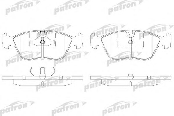 Купить PATRON PBP681 Колодки тормозные дисковые передн VOLVO: 850 91-96, 850 универсал 92-97, C70 кабрио 98-05, C70 купе 97-02, S70 97-00, V70 I универсал 97-00