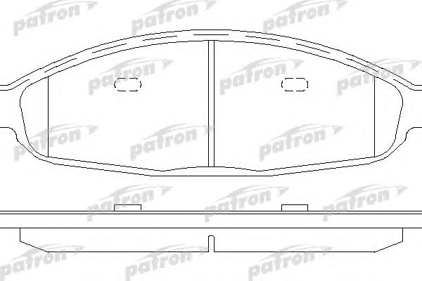 Купить PATRON PBP7000 Колодки тормозные дисковые передн PBP7000