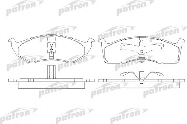 Купить PATRON PBP7006 Колодки тормозные PBP7006