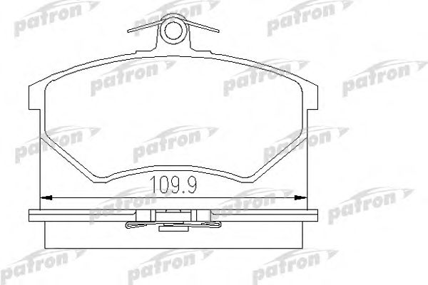 Купить PATRON PBP774 Колодки тормозные дисковые передн PBP774