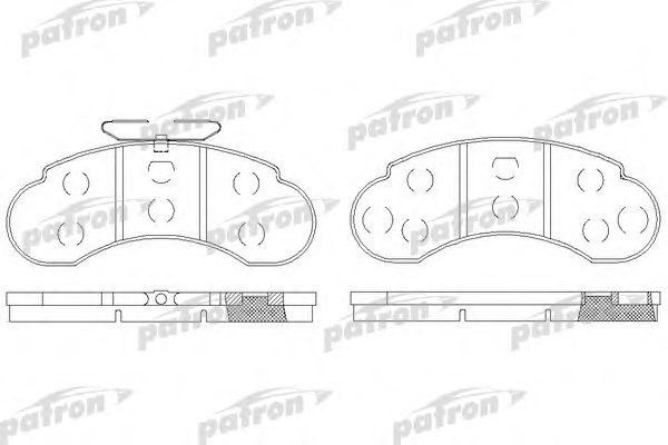 Купить PATRON PBP941 Колодки тормозные дисковые передн MERCEDES-BENZ: 100 c бортовой платформой 88-96, 100 автобус 88-96, 100 фургон 88-96, G-CLASS 79-93, G-CLASS 90-, G-CLASS 89-, G-CLASS Cabr