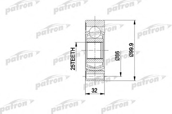 Купить PATRON PCV1005 ШРУС внутр компл. PCV1005