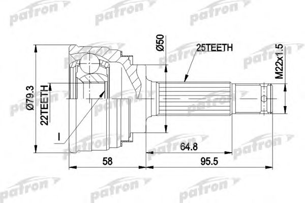 Купить запчасть PATRON - PCV1047 