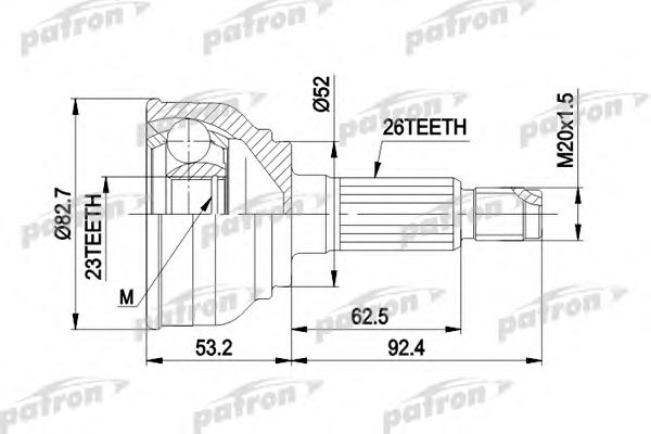 Купить запчасть PATRON - PCV1069 