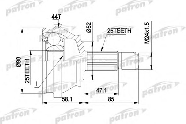 Купить запчасть PATRON - PCV1110 