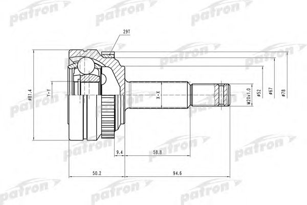 Купить запчасть PATRON - PCV1118 