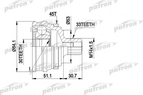 Купить запчасть PATRON - PCV1122 