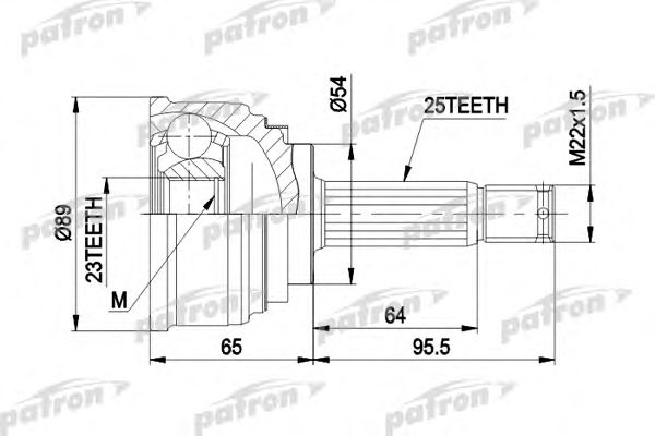 Купить запчасть PATRON - PCV1148 