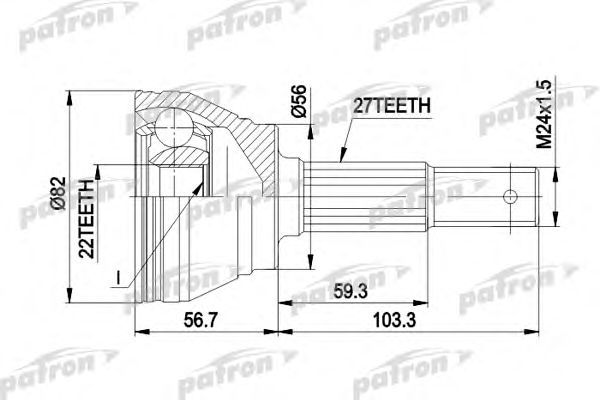 Купить запчасть PATRON - PCV1164 