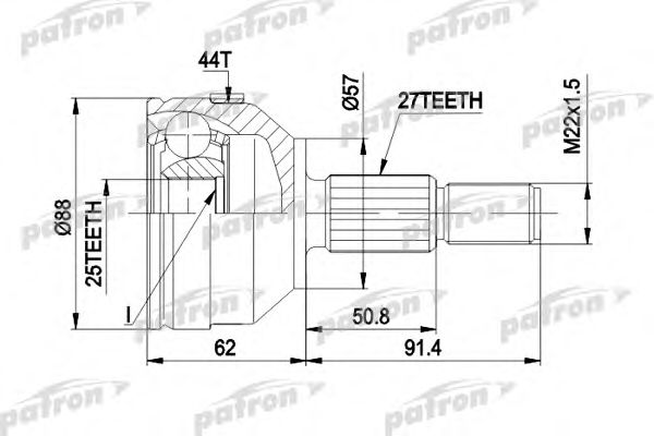 Купить запчасть PATRON - PCV1200 