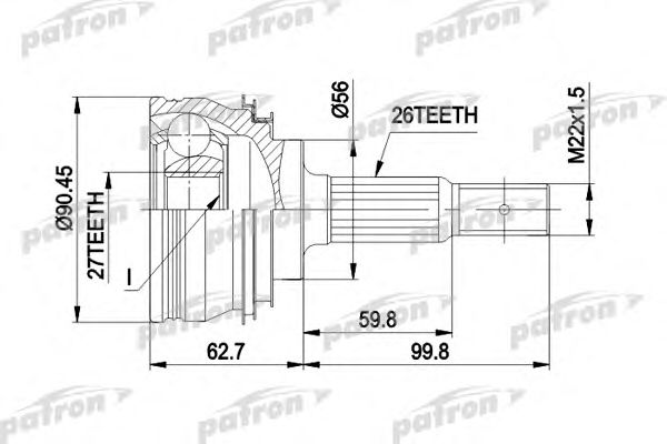 Купить запчасть PATRON - PCV1207 