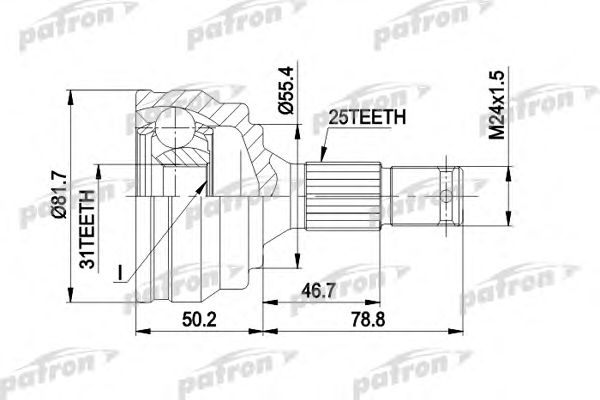 Купить запчасть PATRON - PCV1259 