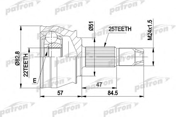 Купить запчасть PATRON - PCV1306 