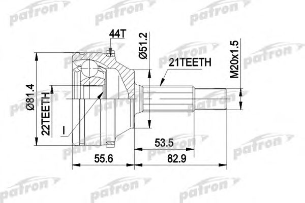 Купить запчасть PATRON - PCV1310 