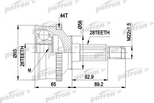 Купить запчасть PATRON - PCV1328 