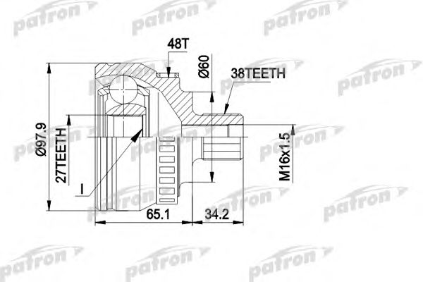 Купить запчасть PATRON - PCV1389 