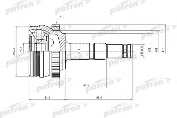 Купить запчасть PATRON - PCV1400 