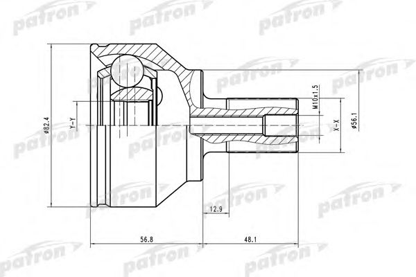 Купить PATRON PCV1563 ШРУС наружн к-кт PCV1563