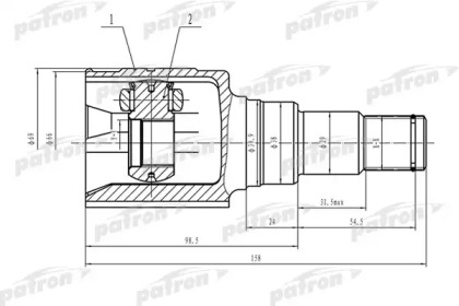 Купить запчасть PATRON - PCV1572 