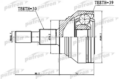 Купить запчасть PATRON - PCV1756 