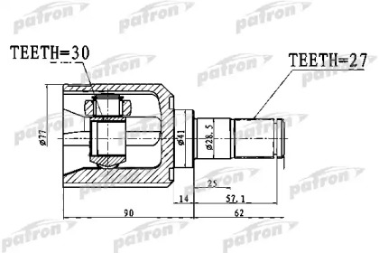 Купить запчасть PATRON - PCV1760 