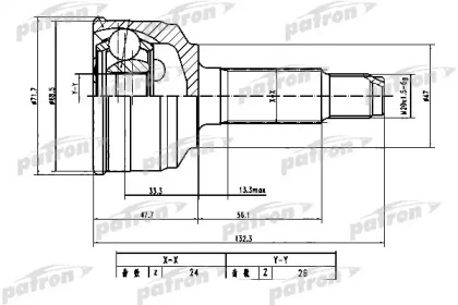 Купить запчасть PATRON - PCV1782 