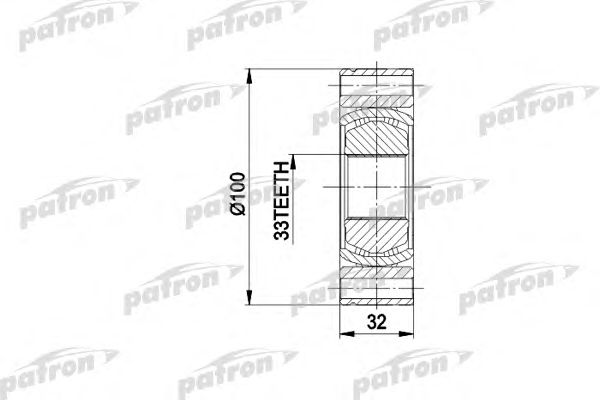 Купить запчасть PATRON - PCV3001 