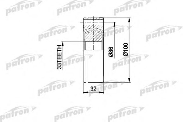 Купить PATRON PCV3012 ШРУС внутр к-кт AUDI: А6 94-