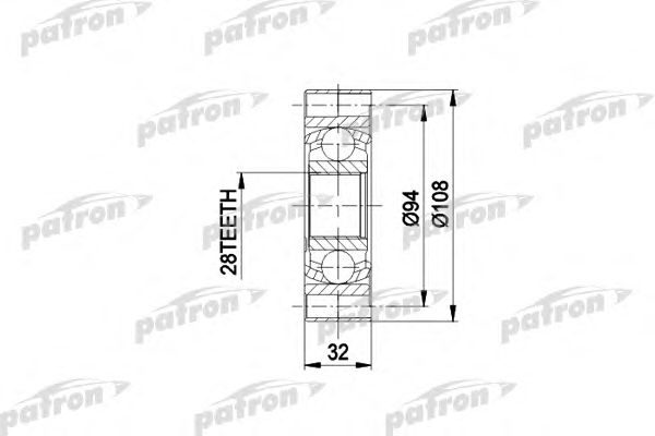 Купить запчасть PATRON - PCV3014 