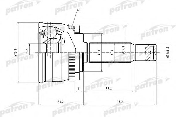 Купить PATRON PCV3902 ШРУС наружн к-кт PCV3902