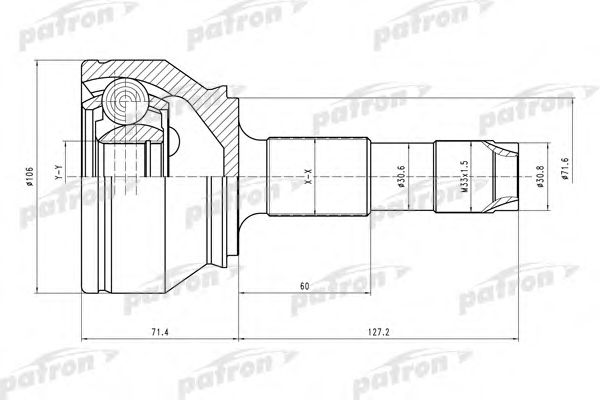 Купить PATRON PCV4598 ШРУС наружн к-кт PCV4598