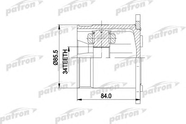 Купить PATRON PCV5031 ШРУС внутр к-кт PCV5031