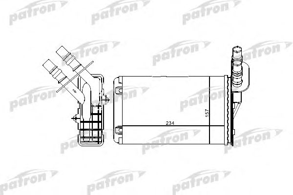 Купить PATRON PRS2071 Радиатор печки PRS2071