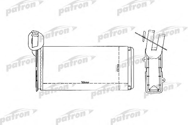 Купить PATRON PRS2079 Радиатор печки PRS2079