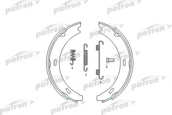 Купить PATRON PSP196 Колодки тормозные PSP196