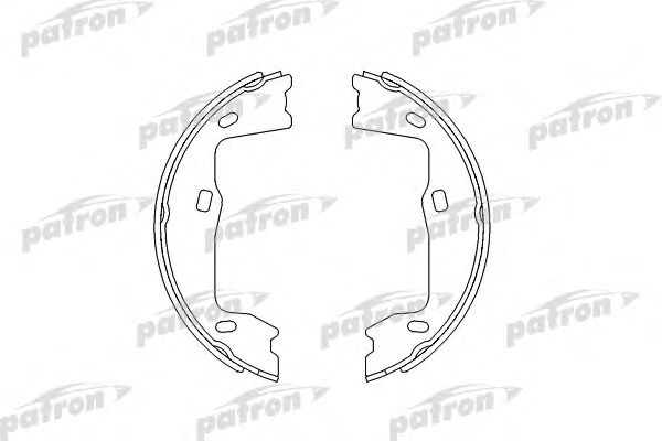 Купить PATRON PSP227 Колодки тормозные барабанные PSP227