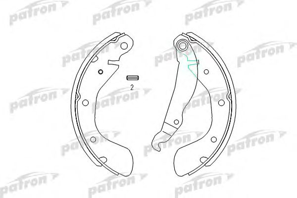Купить PATRON PSP335 Колодки тормозные барабанные PSP335