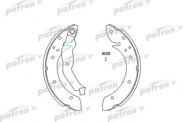Купить PATRON PSP529 Колодки тормозные барабанные PSP529