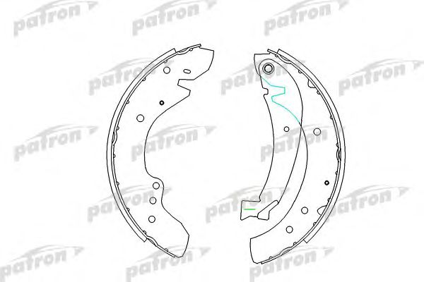 Купить PATRON PSP534 Колодки тормозные барабанные PSP534