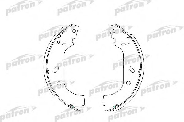 Купить PATRON PSP535 Колодки тормозные барабанные PSP535