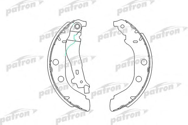 Купить PATRON PSP547 Колодки тормозные барабанные PSP547